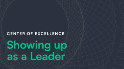 Showing up as a Leader
